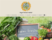 Tablet Screenshot of bogertfarmersmarket.org